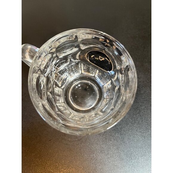 Guinness Clear Dimple Glass Stein Beer Mug Tankard Handle Luminarc Brand - Picture 6 of 8